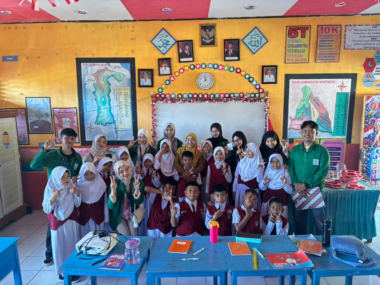 Cegah Bullying Sejak Dini, KKN UIN Alauddin Makassar Posko 4 Edukasi Siswa SD Negeri 9 Lembang